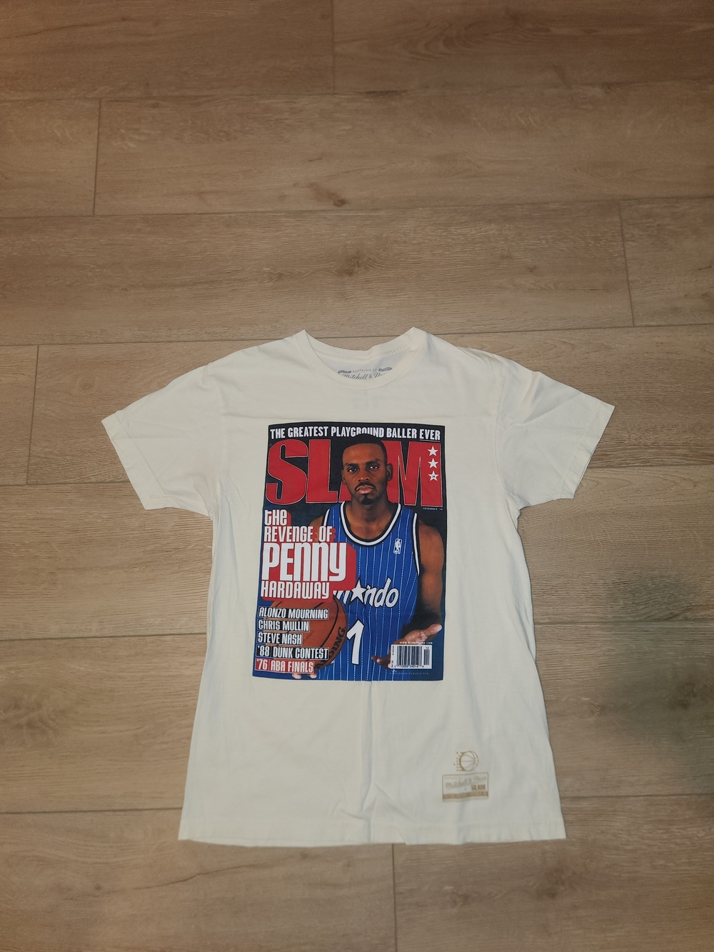 Mitchell & Ness Penny Hardaway SLAM Magazine Graphic T-shirt Men's Size Medium